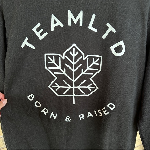 TeamLTD Born & Raised Black Crewneck Sweater - Picture 2 of 4
